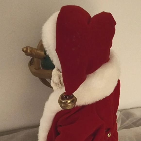 KSA Kurt Adler "Santa's Wishes" 2000 Bag of Wishes Fabriche Collectible Santa - Picture 8 of 15